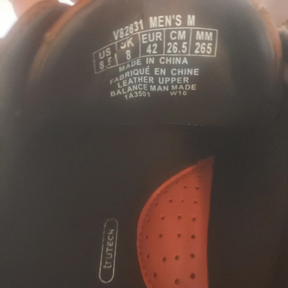 Rockport Brown Upper Leather Mens Cognac Plain Toe Shoes US 8.5. - Picture 10 of 10